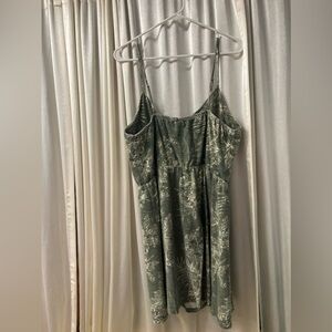 OLD NAVY spaghetti strap dress tropical print sundress